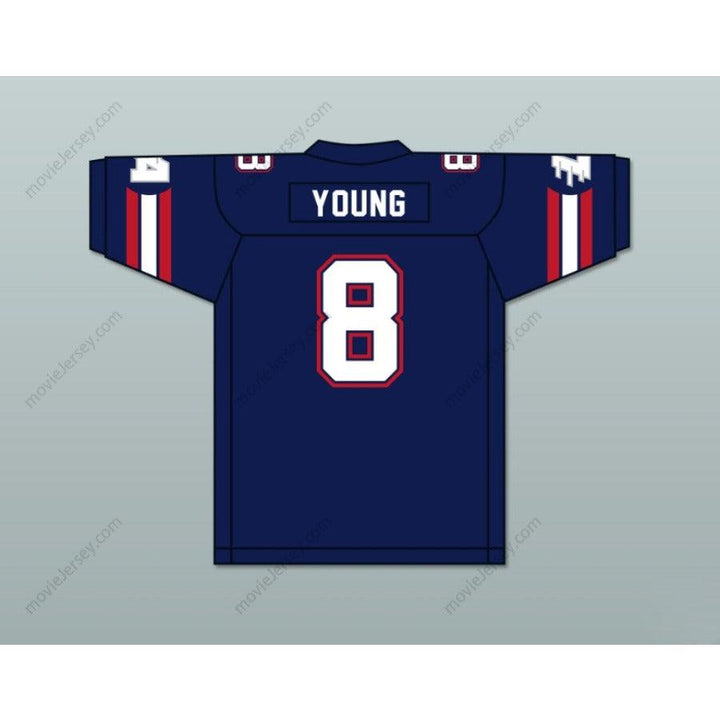 CUSTOM ANY Name Number 1985 USFL STEVE YOUNG 8 LOS ANGELES EXPRESS ROAD Football Jersey Top Stitched S-6XL