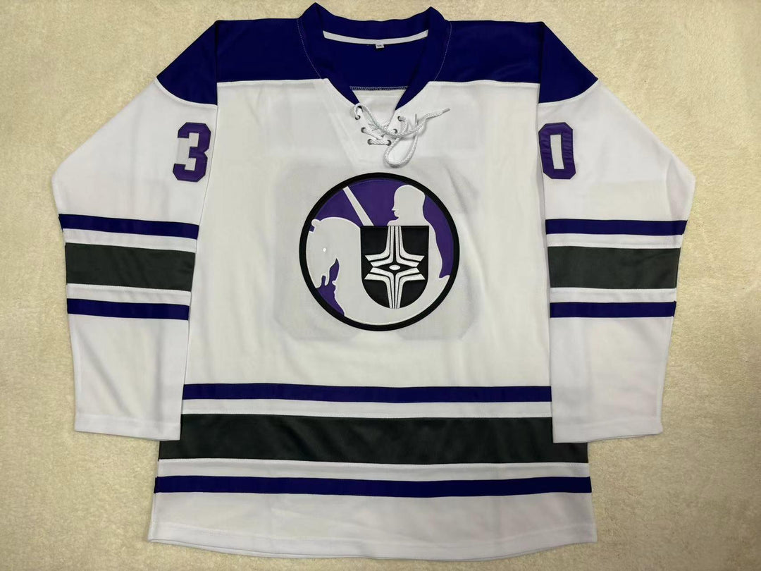 Custom Any Name Number WHA 1972-73 CLEVELAND CRUSADERS GERRY CHEEVERS 30 HOME HOCKEY JERSEY Stitched Top Stitched S-6XL