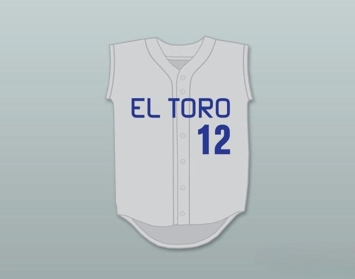 Custom Any Name Number NOLAN ARENADO 12 EL TORO HIGH SCHOOL CHARGERS GRAY BASEBALL JERSEY 2 Top Stitched S-6XL