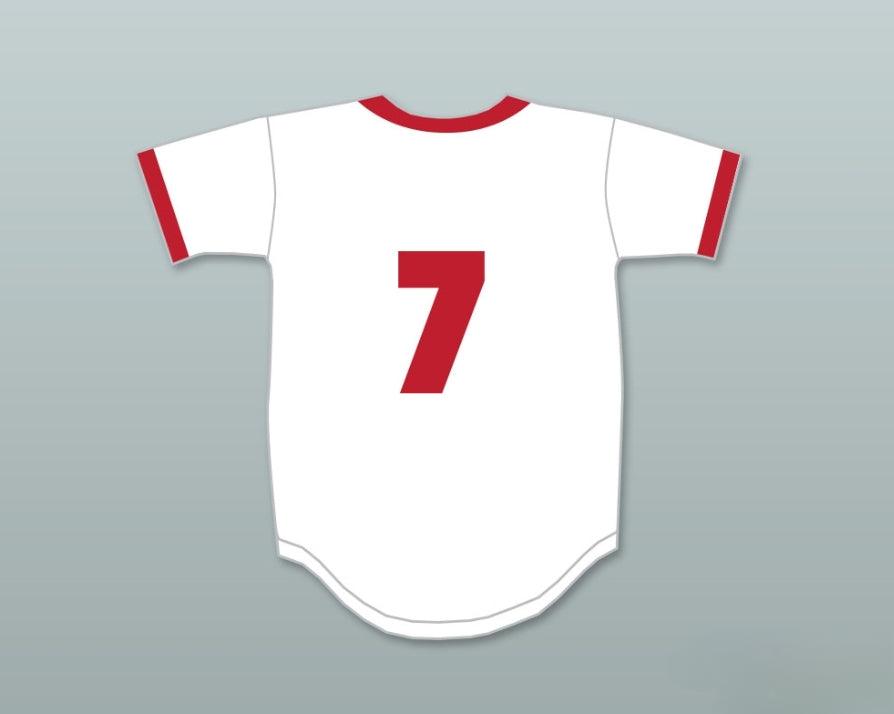 Custom Any Name Number BUCK MITCHELL 7  ISOTOPES BASEBALL JERSEY Top Stitched S-6XL