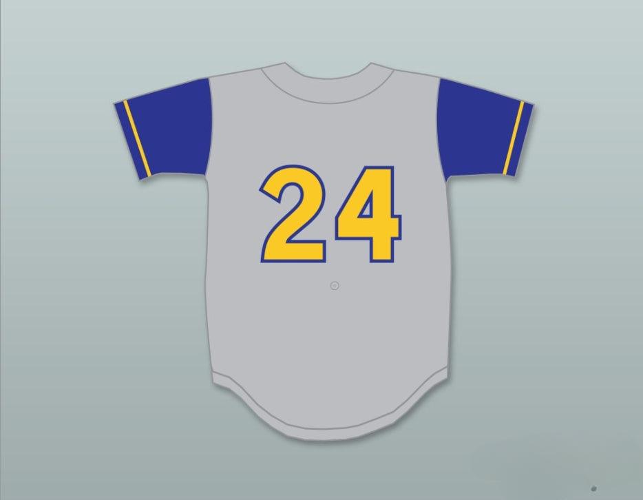 Custom Any Name Number KEN GRIFFEY JR 24 ARCHBISHOP   HIGH SCHOOL CRUSADERS GRAY BASEBALL JERSEY 5 Top Stitched S-6XL