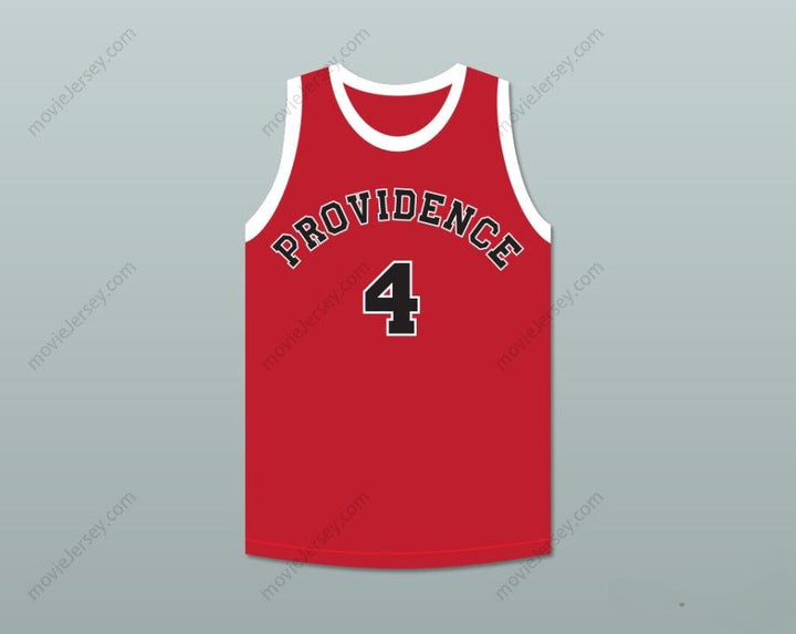 CUSTOM ANY Name Number DINO MARTIN 4 PROVIDENCE STEAMROLLERS RED BASKETBALL JERSEY 2 Top Stitched S-6XL