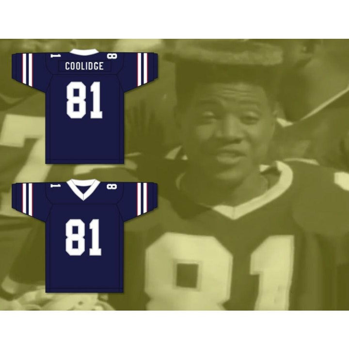 CUSTOM ANY Name Number KEITH AMOS MIRACLE MILES COOLIDGE 81 CALIFORNIA BULLS Football Jersey Top Stitched S-6XL