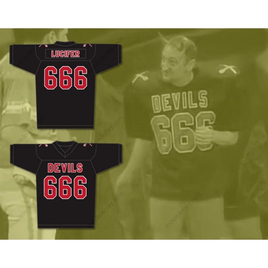 CUSTOM ANY Name Number ROBERT ENGLUND LUCIFER 666 DEVILS FOOTBALL JERSEY MARRIED WITH CHILDREN ED O' NEILL Football Jersey Top Stitched S-6XL