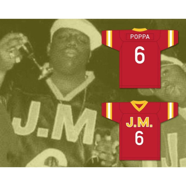 CUSTOM ANY Name Number BIGGIE SMALLS POPPA 6 JUNIOR M.A.F.I.A. Football Jersey Top Stitched S-6XL