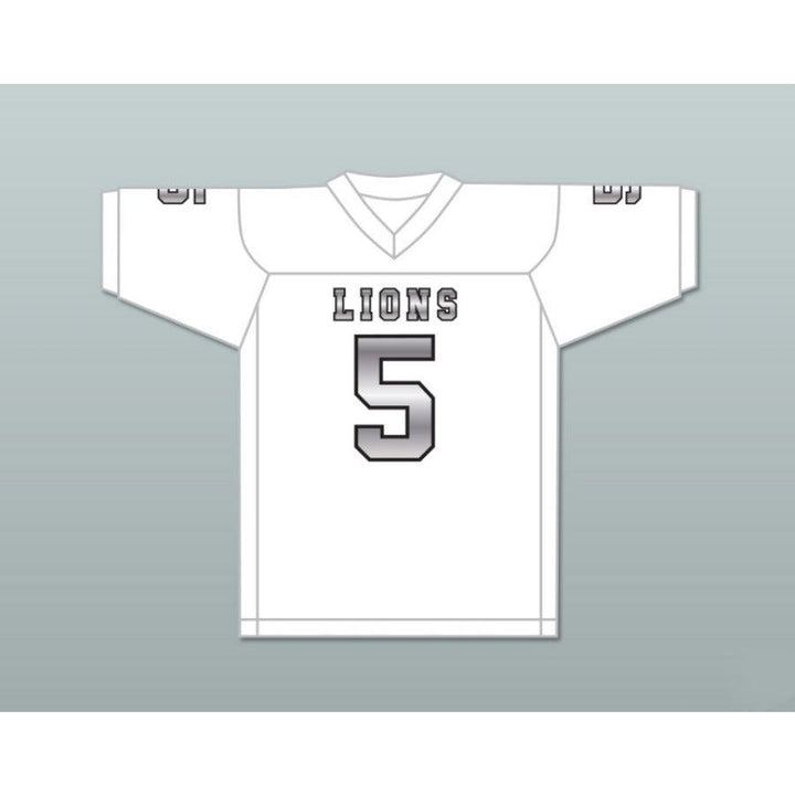 CUSTOM ANY Name Number JOHN FRANKLIN 5 EMCC LIONS ALTERNATE Top Stitched S-6XL