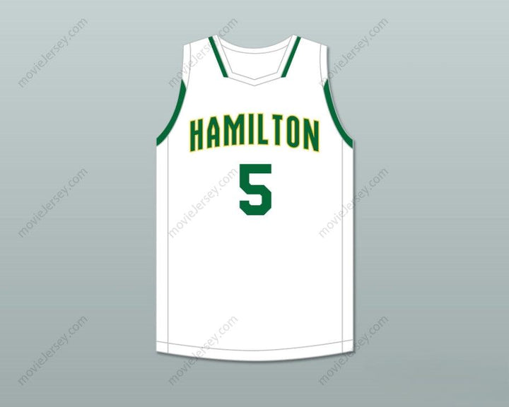 CUSTOM ANY Name Number KEVON LOONEY 5 ALEXANDER  HIGH SCHOOL WILDCATS WHITE BASKETBALL JERSEY 3 Top Stitched S-6XL