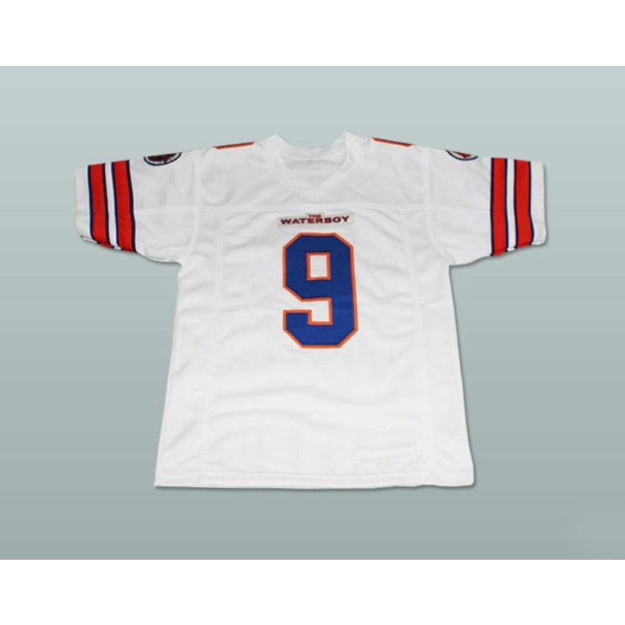 CUSTOM ANY Name Number ADAM SANDLER 9 BOBBY BOUCHER THE WATERBOY MUD DOGS FOOTBALL JERSEY Top Stitched S-6XL