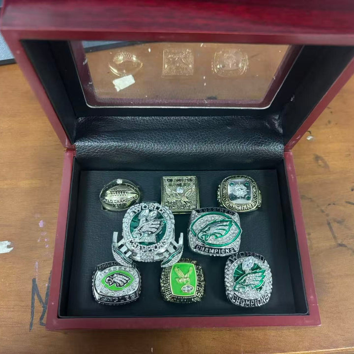 Eagle 2025 Barkley 26 Hurts 1 Championship W Box Ring Pop-out wings