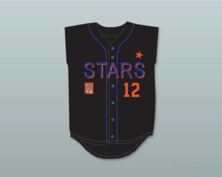 Custom Any Name Number MICHAEL BERGIN 12 STARS SOFTBALL JERSEY 10TH ANNUAL ROCK 'N JOCK SOFTBALL CHALLENGE 1999 Top Stitched S-6XL