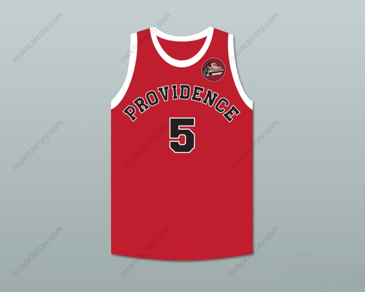 CUSTOM ANY Name Number KENNY SAILORS 5 PROVIDENCE STEAMROLLERS RED BASKETBALL JERSEY WITH PATCH Top Stitched S-6XL