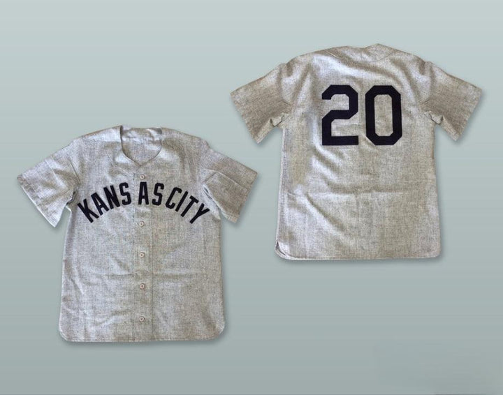 Custom Any Name Number  CITY BLUES 20 GRAY BASEBALL JERSEY Top Stitched S-6XL