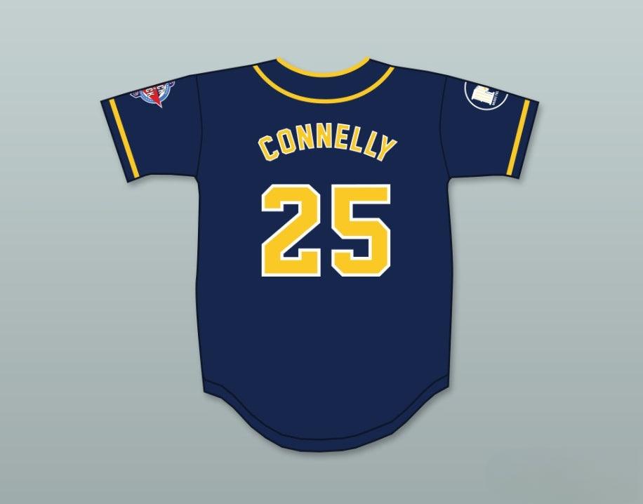 Custom Any Name Number CHRIS CONNELLY 25 AWAYBOYS BASEBALL JERSEY 6TH ANNUAL ROCK N' JOCK SOFTBALL CHALLENGE 1995 Top Stitched S-6XL