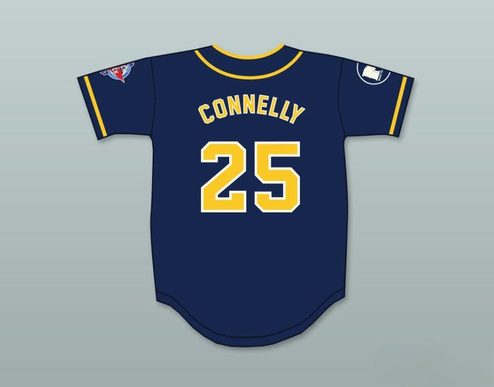 Custom Any Name Number CHRIS CONNELLY 25 AWAYBOYS BASEBALL JERSEY 6TH ANNUAL ROCK N' JOCK SOFTBALL CHALLENGE 1995 Top Stitched S-6XL