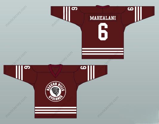 Custom Any Name Number Danny Mahealani 6 Beacon Hills Cyclones Hockey Jersey Teen Wolf TV Series Top Stitched S-6XL