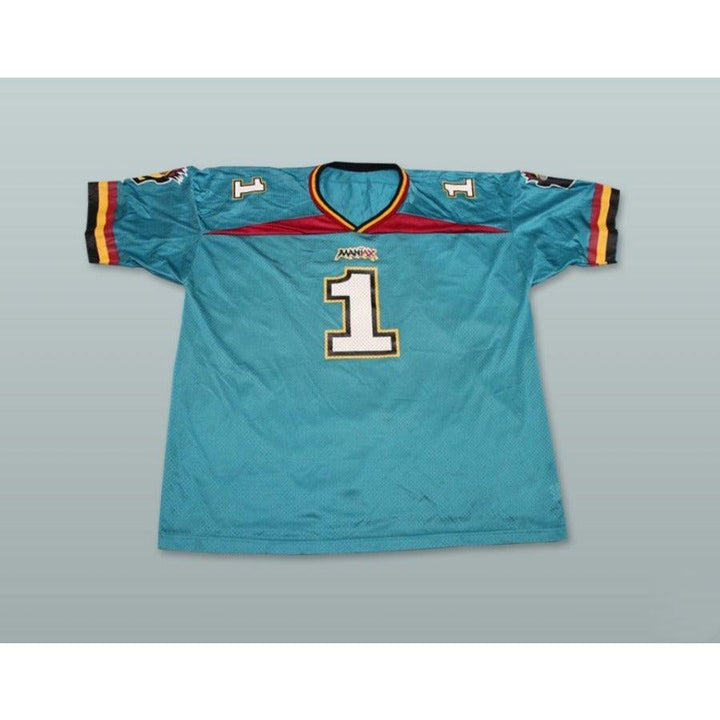 CUSTOM ANY Name Number MEMPHIS MANIAX 1 FOOTBALL JERSEY INCLUDES EMBROIDERED PATCHES Top Stitched S-6XL