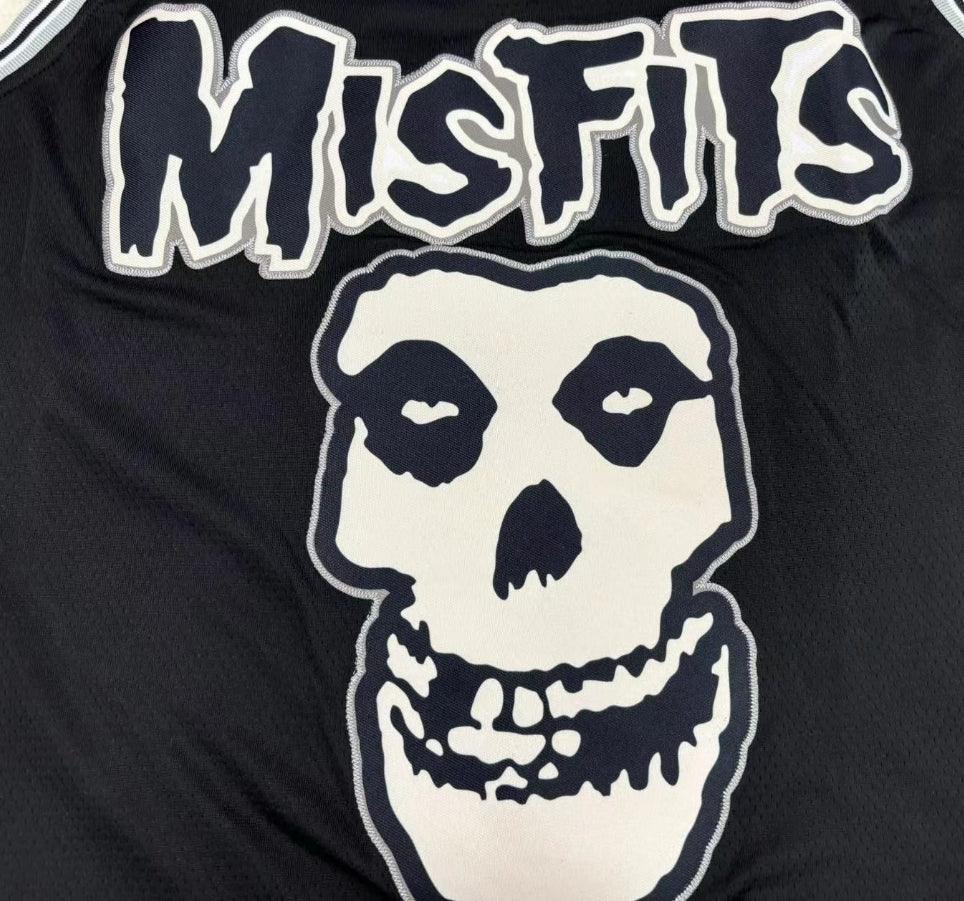 CUSTOM ANY Name Number MISFITS 138 BLACK BASKETBALL JERSEY Top Stitched S-6XL