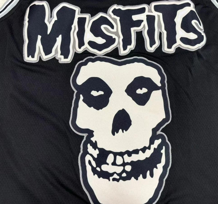 CUSTOM ANY Name Number MISFITS 138 BLACK BASKETBALL JERSEY Top Stitched S-6XL