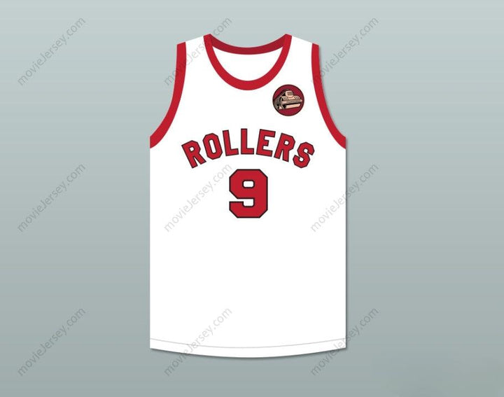 CUSTOM ANY Name Number BOB HUBBARD 9 PROVIDENCE STEAMROLLERS WHITE BASKETBALL JERSEY WITH PATCH 2 Top Stitched S-6XL