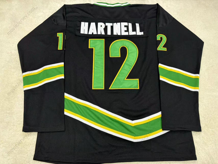 Custom Any Name Number SCOTT HARTNELL 12 PRINCE ALBERT RAIDERS BLACK HOCKEY JERSEY  Stitched Top Stitched S-6XL