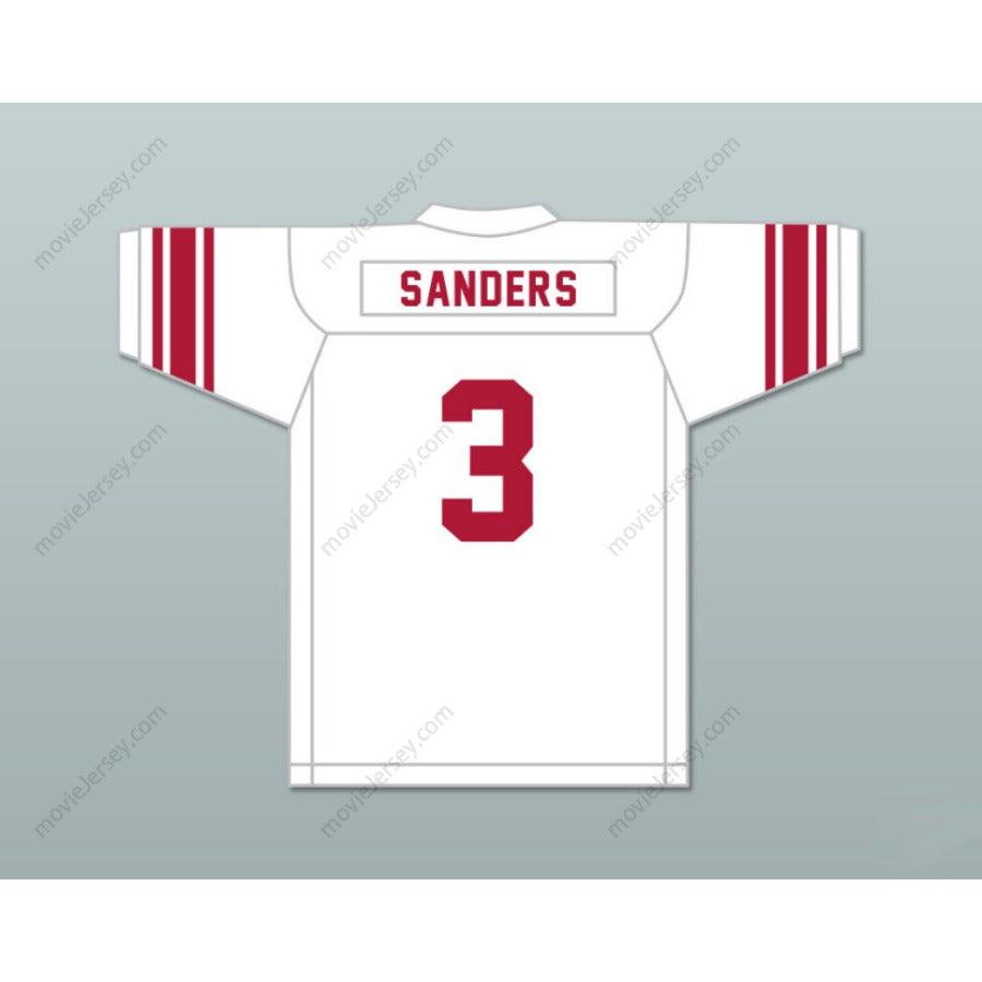CUSTOM BARRY SANDERS 3 NORTH HIGH SCHOOL REDSKINS FOOTBALL JERSEY S-6XL Top Stitched S-6XL