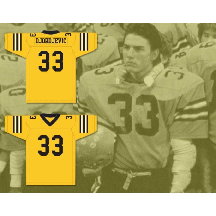 CUSTOM ANY Name Number STEFEN DJORDJEVIC 33 AMPIPE HIGH SCHOOL BULLDOGS Football Jersey Top Stitched S-6XL