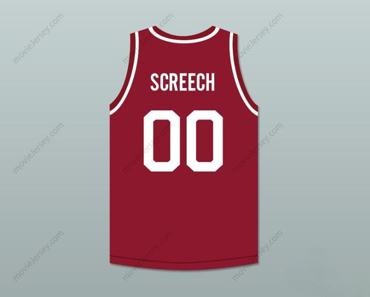 CUSTOM ANY Name Number SAVED BY THE BELL SCREECH 00 BAYSIDE TIGERS BASKETBALL JERSEY AWAY Top Stitched S-6XL