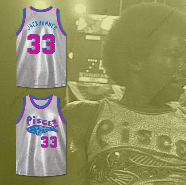 CUSTOM ANY Name Number JACKHAMMER WASHINGTON 33  PISCES BASKETBALL JERSEY THE FISH THAT SAVED  Top Stitched S-6XL