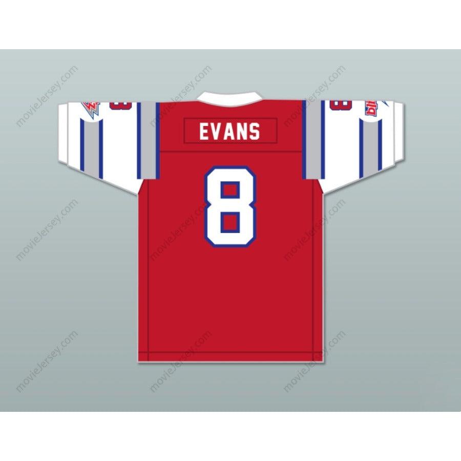 CUSTOM ANY Name Number 1984 USFL VINCE EVANS 8 CHICAGO BLITZ ROAD Football Jersey Top Stitched S-6XL