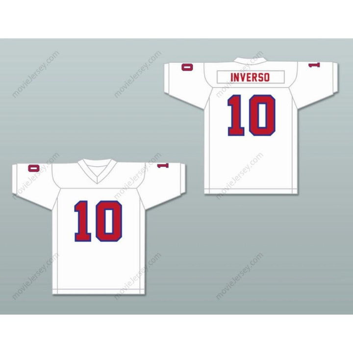CUSTOM ANY Name Number 1983 USFL GLENN INVERSO 10 NEW JERSEY GENERALS ROAD Football Jersey Top Stitched S-6XL