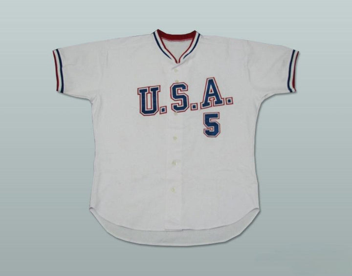 Custom Any Name Number MATT LAPORTA 5 USA TEAM BASEBALL JERSEY NEW ANY SIZE OR PLAYER Top Stitched S-6XL