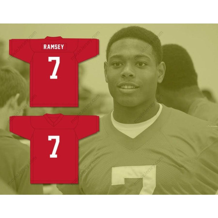 CUSTOM ANY Name Number JALEN RAMSEY 7 BRENTWOOD ACADEMY Football Jersey Top Stitched S-6XL