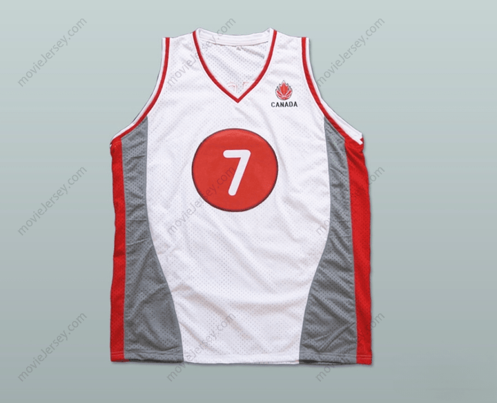 CUSTOM ANY Name Number STEVE NASH CANADA BASKETBALL JERSEY Top Stitched S-6XL