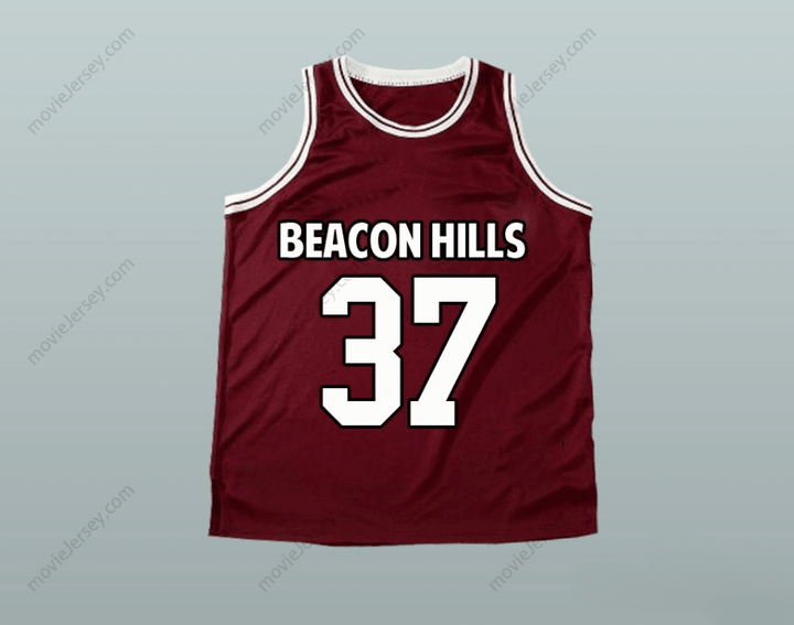 CUSTOM ANY Name Number JACKSON WHITTEMORE 37 BEACON HILLS BASKETBALL JERSEY TEEN WOLF Top Stitched S-6XL