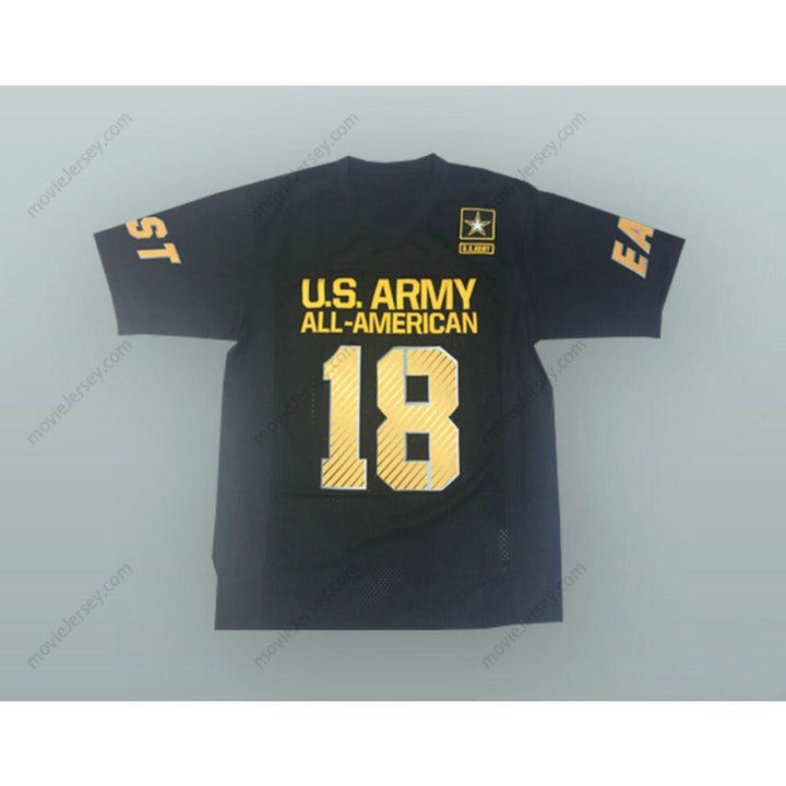 CUSTOM ANY Name Number SAM DARNOLD 18 U.S. ARMY HIGH SCHOOL ALL-AMERICAN EAST BLACK FOOTBALL JERSEY Top Stitched S-6XL