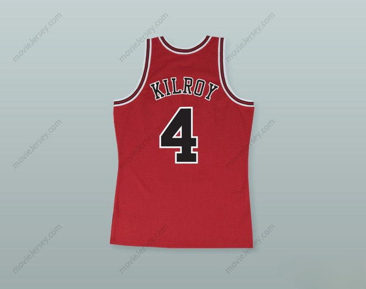 CUSTOM ANY Name Number JOHNNY KILROY 4 PRO CAREER RED BASKETBALL JERSEY Top Stitched S-6XL