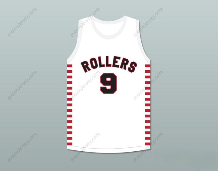 CUSTOM ANY Name Number BOB HUBBARD 9 PROVIDENCE STEAMROLLERS WHITE BASKETBALL JERSEY 1 Top Stitched S-6XL