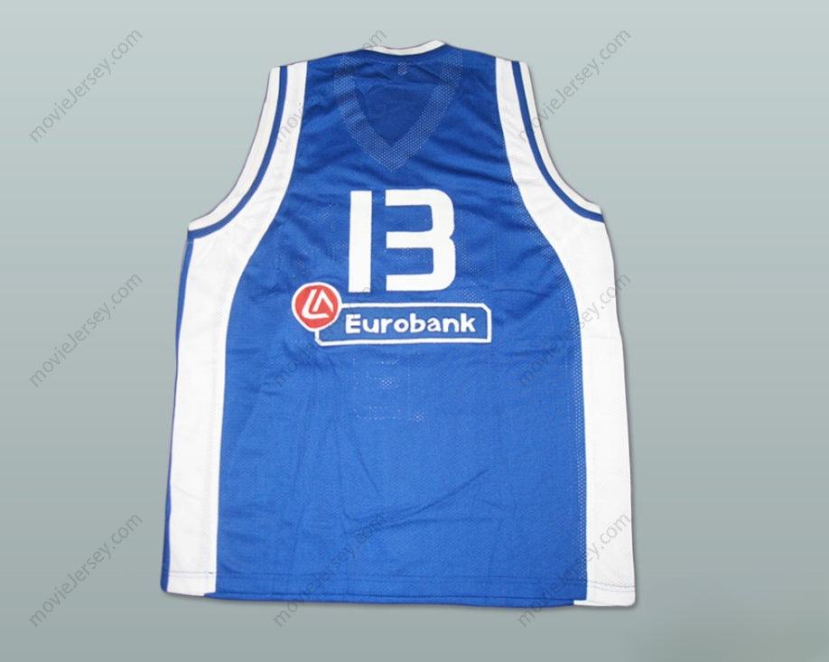 CUSTOM ANY Name Number DIMITRIS DIAMANTIDIS GREECE BASKETBALL JERSEY Top Stitched S-6XL