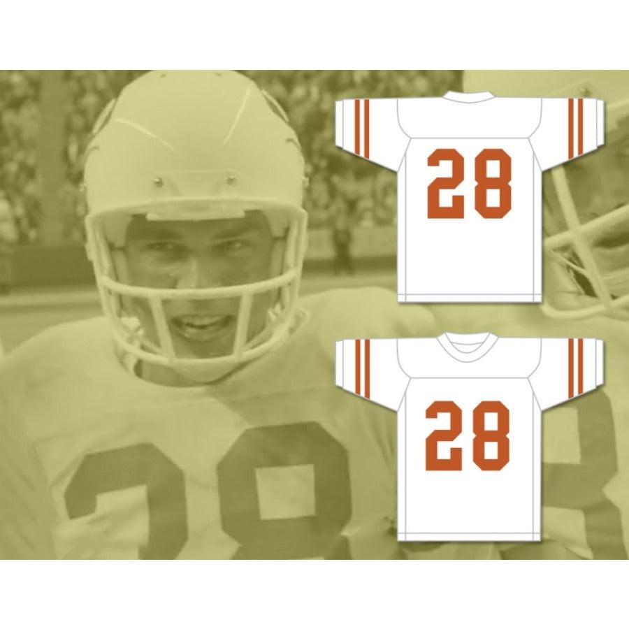 CUSTOM ANY Name Number FREDDIE STEINMARK 28 TEXAS LONGHORNS Football Jersey Top Stitched S-6XL