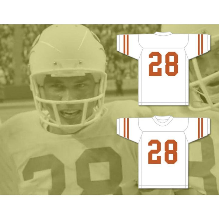CUSTOM ANY Name Number FREDDIE STEINMARK 28 TEXAS LONGHORNS Football Jersey Top Stitched S-6XL