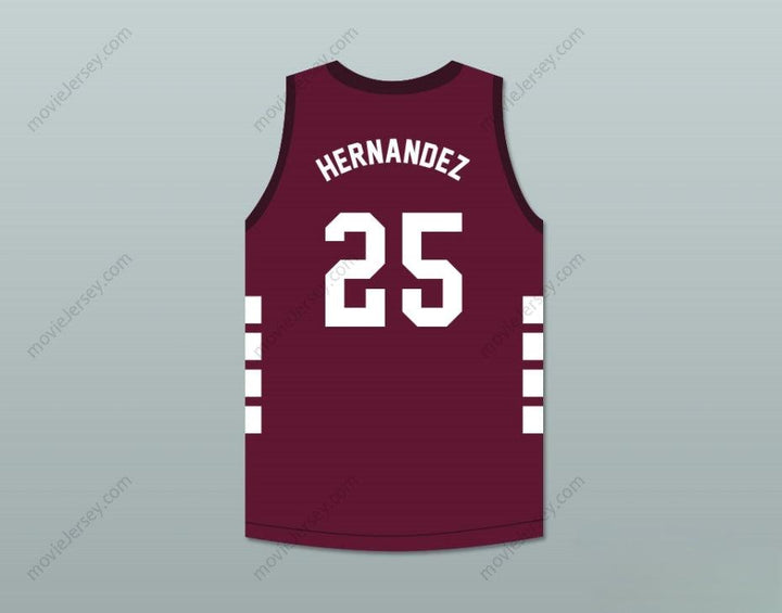 CUSTOM ANY Name Number AARON HERNANDEZ 25 BRISTOL CENTRAL RAMS MAROON BASKETBALL JERSEY KILLER INSIDE: THE MIND OF AARON HERNANDEZ Top Stitched S-6XL