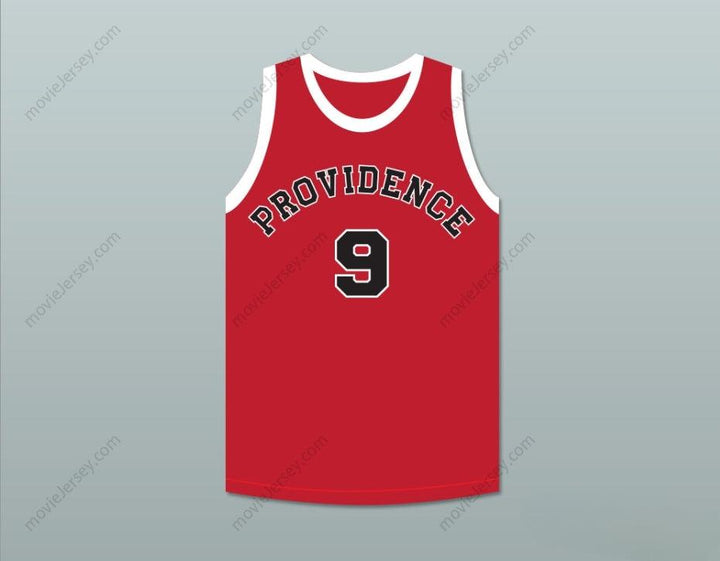 CUSTOM ANY Name Number BOB HUBBARD 9 PROVIDENCE STEAMROLLERS RED BASKETBALL JERSEY 2 Top Stitched S-6XL