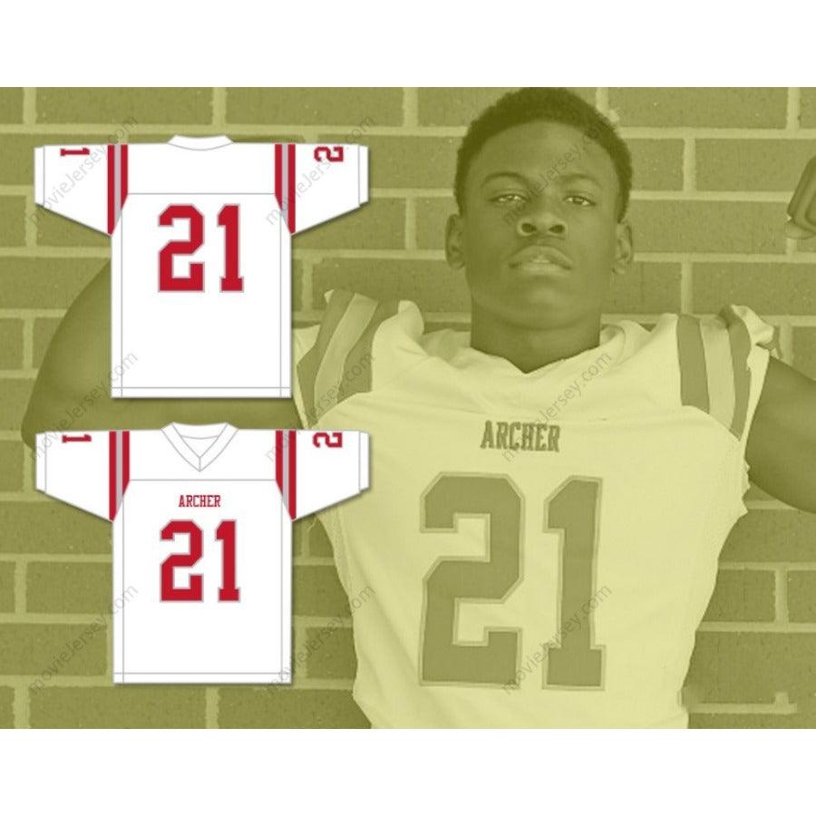 CUSTOM ANY Name Number ANDREW BOOTH JR 21 ARCHER HIGH SCHOOL TIGERS Football Jersey Top Stitched S-6XL