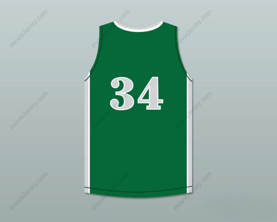 CUSTOM ANY Name Number COLIN KAEPERNICK 34 JOHN H. PITMAN HIGH SCHOOL PRIDE GREEN BASKETBALL JERSEY 1 Top Stitched S-6XL