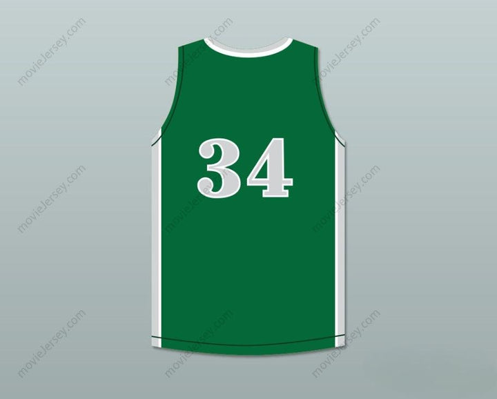 CUSTOM ANY Name Number COLIN KAEPERNICK 34 JOHN H. PITMAN HIGH SCHOOL PRIDE GREEN BASKETBALL JERSEY 1 Top Stitched S-6XL