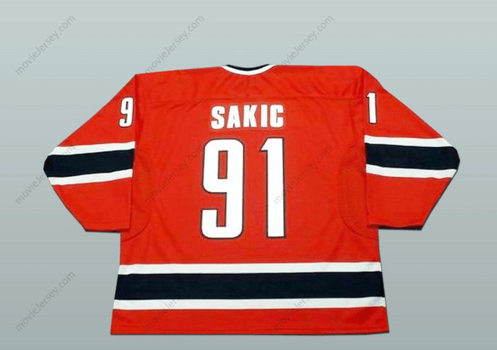 Custom Any Name Number Joe Sakic Team Canada Hockey Jersey Top Stitched S-6XL