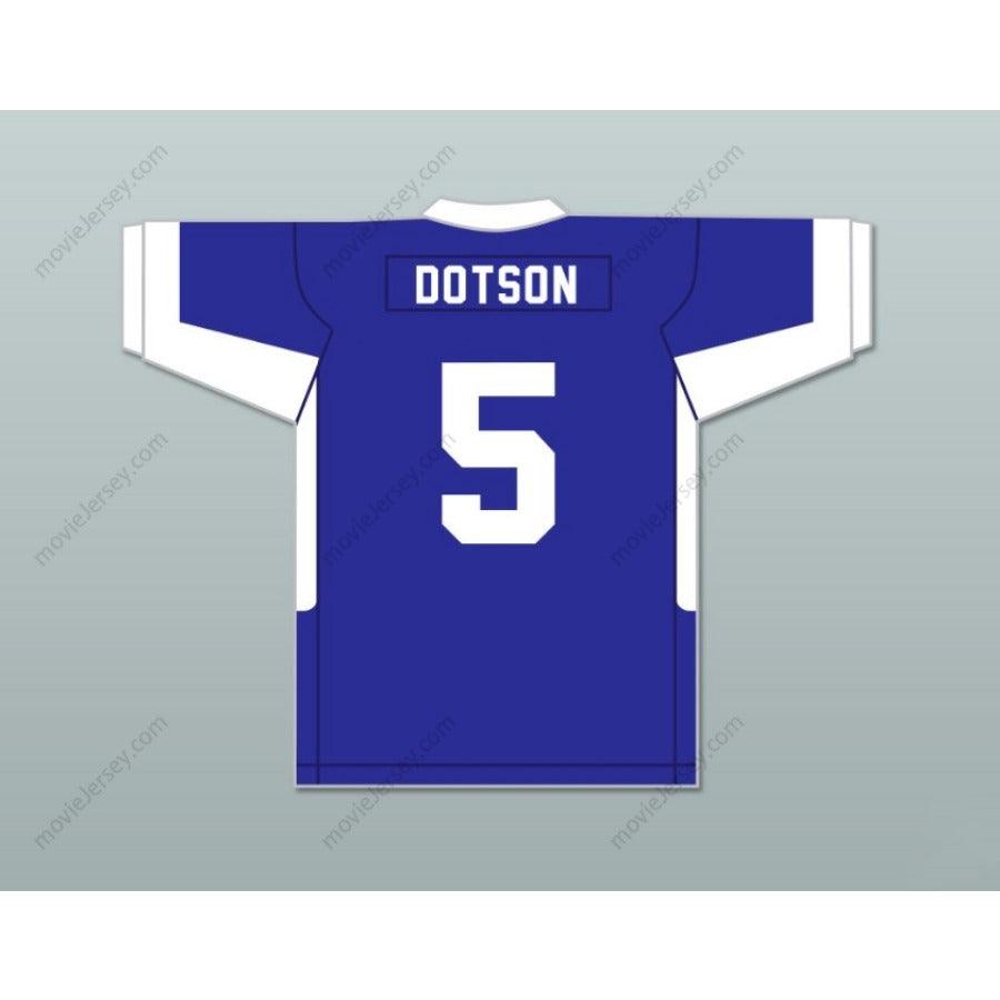 CUSTOM ANY Name Number JAHAN DOTSON 5 NAZARETH AREA HIGH SCHOOL BLUE  Football Jersey Top Stitched S-6XL