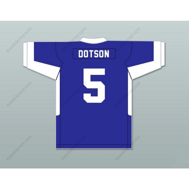 CUSTOM ANY Name Number JAHAN DOTSON 5 NAZARETH AREA HIGH SCHOOL BLUE  Football Jersey Top Stitched S-6XL