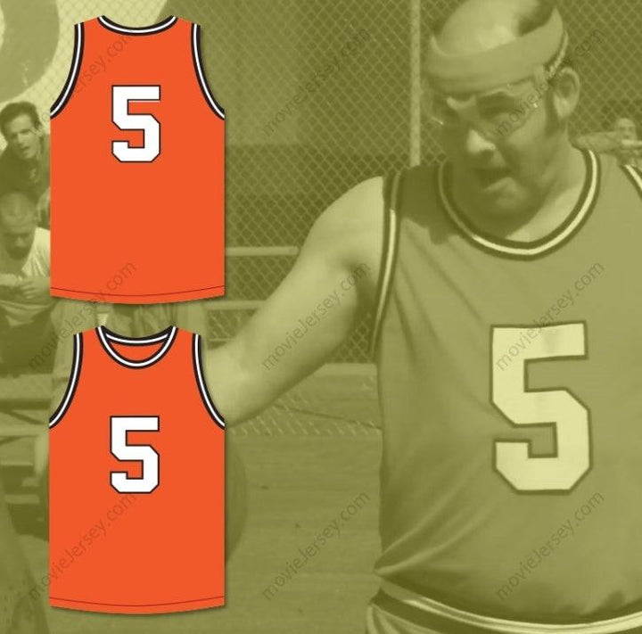 CUSTOM ANY Name Number LAMBEAU FIELDS 5 ORANGE PRISON BASKETBALL JERSEY THE COMEBACKS Top Stitched S-6XL