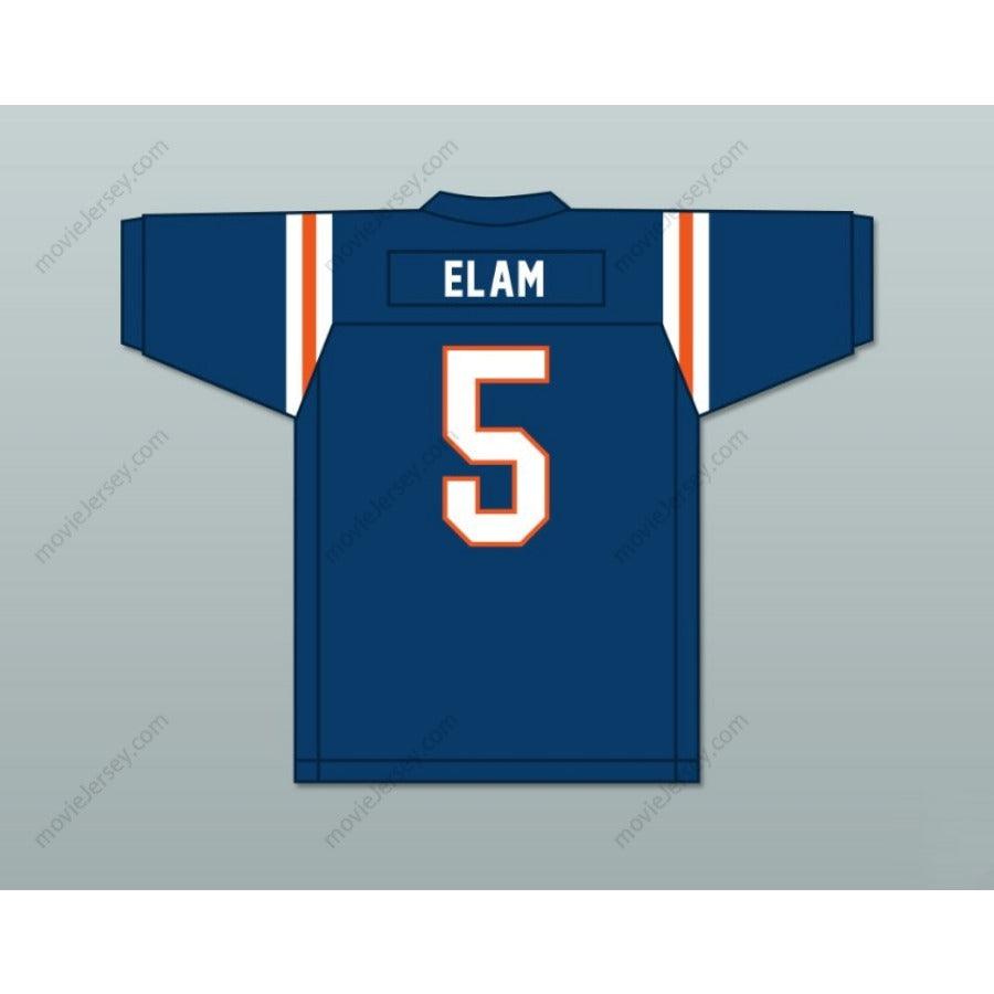 CUSTOM ANY Name Number KAIIR ELAM 5 THE BENJAMIN SCHOOL BUCCANEERS Football Jersey Top Stitched S-6XL